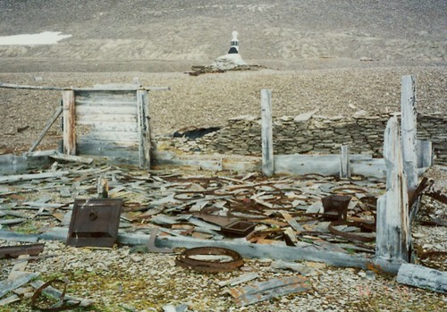 Discovered site of camp at Beechey Island © SW